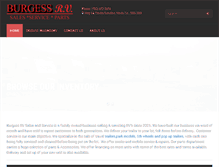 Tablet Screenshot of burgesstrailersales.com